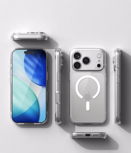 Ringke Fusion Magnetic MagSafe suojakuori malleille iPhone 18 Pro / 17 Pro, läpinäkyvä