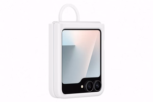 Samsung silikonisuojakuori Samsung Galaxy Z Flip7 FE - valkoinen