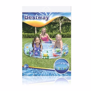 Bestway puhallettava uima-allas, 152 × 30 cm, läpinäkyvä