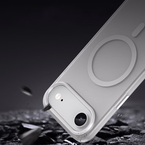 Magneettinen Abrasive iPhone 17 Air Suojakuori MagSafe-yhteensopiva - Matta Valkoinen