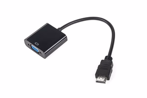 HDMI-uros–VGA-naaras-adapteri äänilähdöllä