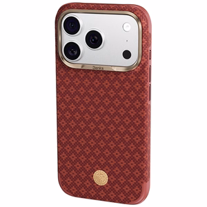 Benks ArmorGrid Edge X9 Air Navigator Kevlar-suojakuori (C.K.FL.AP.RD.X069) iPhone 18 Pro / 17 Pro -puhelimille, punainen (Sawy Red)