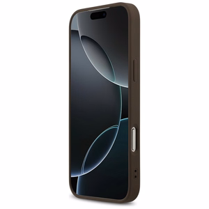 Guess 4G Printed Stripes MagSafe suojakuori iPhone 17 Pro Max:lle ruskea
