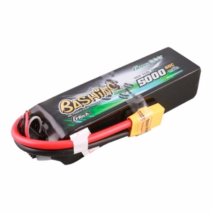 Gens Ace G-Tech 5000 mAh 14,8 V 4S1P 60C Lipo-akku, jossa on XT90-liitin – Bashing-sarja