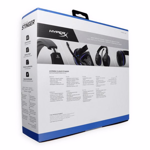 Langalliset kuulokkeet Jack 3,5 mm HyperX Cloud Stinger PlayStation musta-sininen