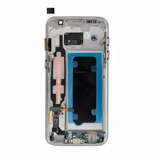 FixCell LCD-näyttö Samsung S7 kehyksellä kultainen kunnostettu