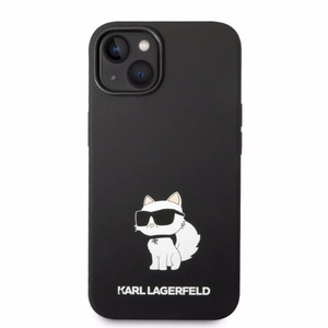 Karl Lagerfeld KLHMP14MSNCHBCK iPhone 14 Plus 6.7" kovakuori musta/musta Silicone Choupette MagSafe