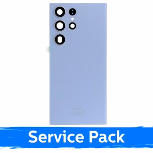 Back Cover Compatible With Samsung S918 S23 Ultra / Sky Blue / (Service Pack)