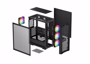 DeepCool CC560 Mesh V2 – ATX mid-tower -tietokonekotelo, musta