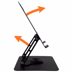 Säädettävä, pyörivä, ergonominen kannettavan tietokoneen teline 10–17″ LAPTOP STAND ROTO MT2662