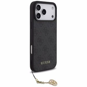 Guess 4G Charms Collection MagSafe -suojakuori iPhone 17 Pro Max - musta