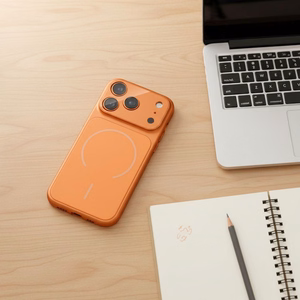 Suojakuori iPhone 13 PRO MAX:lle Make 17 MagSafe-yhteensopiva oranssi