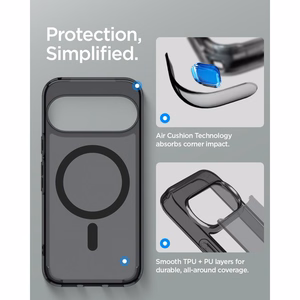 Spigen Ultra Hybrid Mag MagSafe-suojakuori Google Pixel 11 Prolle – musta-harmaa