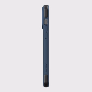 Raptic X-Doria Secure Case iPhone 14 Pro MagSafe panssaroitu suojus sininen