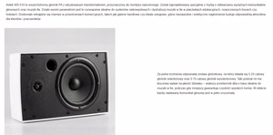 Seinään asennettava kaiutin Avtek WS 510