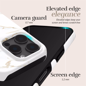 MIO White Marble Magsafe Suojakuori iPhone 17