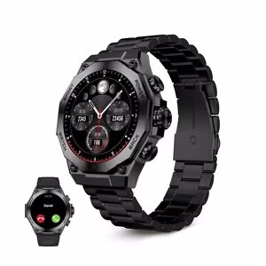 Ksix Smartwatch TITANIUM älykello, musta, 1.43" AMOLED, IP67
