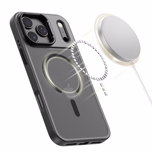 Tech-Protect MagStand MagSafe Suojakuori iPhone 17 Pro Max:lle - Matta Musta