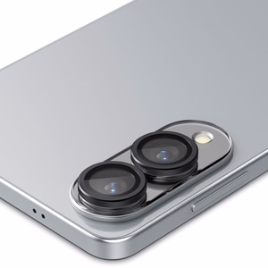 Spigen Optik Pro GLAS.TR Ez Fit 2-pack Kameransuoja Samsung Galaxy S25 Edge:lle - musta