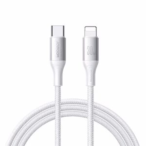 Joyroom S-A28 Flash Series 30W USB-C - Lightning kaapeli 2m - valkoinen
