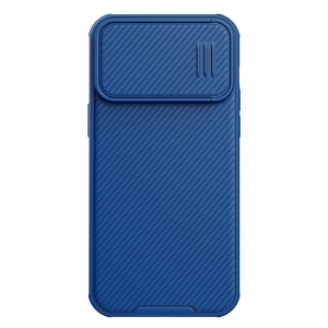 Nillkin CamShield S suojakuori iPhone 14 Pro Max:lle panssaroitu kuori kameransuojalla sininen