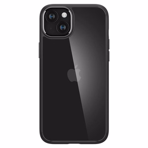 Spigen Crystal Hybrid Suojakuori iPhone 15 Plus:lle - Kirkas Musta