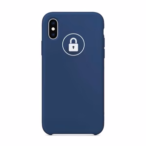 Phone Case "Silicone Case" for iPhone X / Blue Cobalt / in package