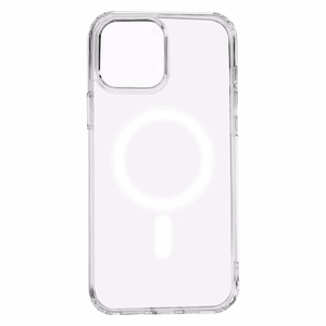 Anti Shock 1,5 mm Mag suojakuori iPhone 13 Pro Max 6,7:lle läpinäkyvä iso reikä