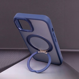 Magneettinen pyörivä suojakuori iPhone 11 tummansininen