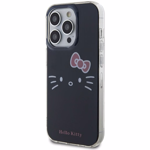 Hello Kitty IML Kitty Face Suojakuori iPhone 15 Pro Max:lle - musta
