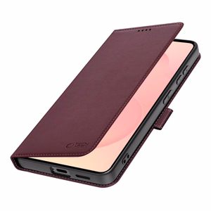 Tech-Protect Wallet -suojakuori Samsung Galaxy S26 Ultralle - viininpunainen