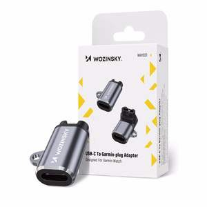 Wozinsky WAYGS1 USB-C Adapter for Garmin Smartwatch - Gray