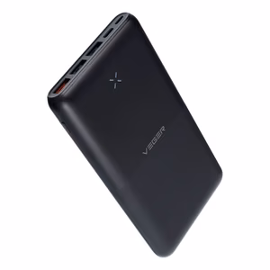 Ulkoinen akku Veger (W2060) PD QC3.0 3A 20W 20000 mAh musta