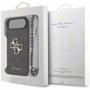 Guess 4G Strap 4G Classic Logo Suojakuori iPhone Airille - musta