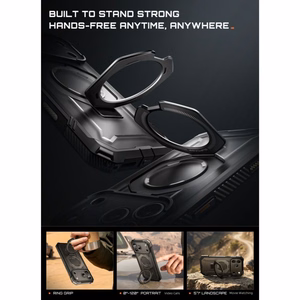 Supcase UB Grip Mag MagSafe -suojakuori iPhone 18 Pro Max / 17 Pro Max – musta