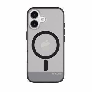 Incase Slim Case -suojakuori MagSafe-tuella iPhone 16:lle, läpikuultava musta