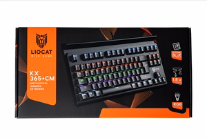 Liocat KX 365 CM pelinäppäimistö, mekaaninen QWERTY, musta