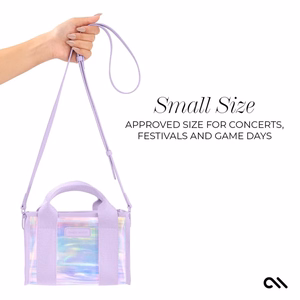 Case-Mate Micro Tote Bag vettä hylkivä olkalaukku, Soap Bubble