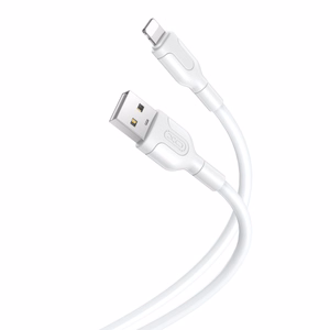 XO kaapeli NB212 USB - Lightning 1,0 m 2,1A, valkoinen