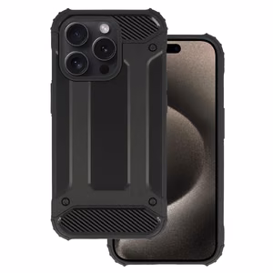 Armor Carbon Case for iPhone 15 Pro Black