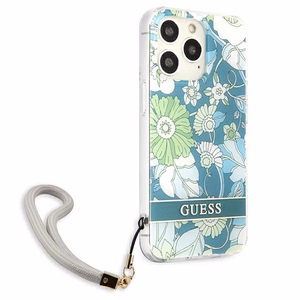 Guess GUHCP13LHFLSN iPhone 13 Pro / 13 6.1" green/green hardcase Flower Strap