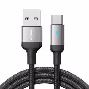 Joyroom Extraordinary Series A10 S-UC027A10 USB-A - USB-C -kaapeli 3A 1,2 m - musta