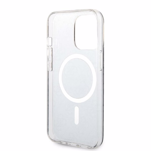 Set Guess GUBPP13LH4EACSK suojakuori + laturi iPhone 13 Pro musta/musta kova suojakuori 4G Print MagSafe