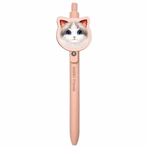 NIMMY setti 2in1 muistikirja + kynä BIG EYED PET 2.0 Kissa vaaleanpunainen