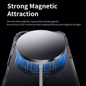 Rock Rotating Stand Crystal Series Magnetic for Iphone 16 black