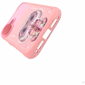Nimmy Cool&Cute 2.0 Rabbit Suojakuori iPhone 17:lle - Vaaleanpunainen