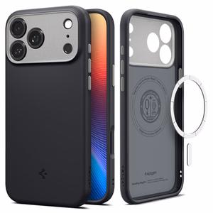 Spigen Nano Pop Mag Magsafe Suojakuori iPhone 17 Pro Max:lle Black Sesame