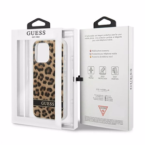 Guess GUHCP13LHSLEOW iPhone 13 Pro / 13 6.1" ruskea/ruskea kovakotelo Leopardi