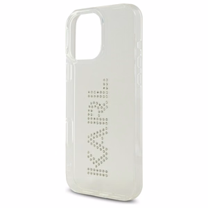 Karl Lagerfeld KLHCP16XHKLSTDCT iPhone 16 Pro Max 6.9" Läpinäkyvä Kova Suojakuori IML Rhinestones Logo