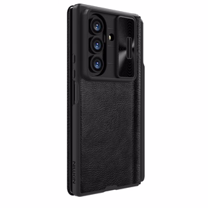 Nillkin Qin Pro Suojakuori Samsung Galaxy Z Fold 7:lle S Pen -tilalla - Musta